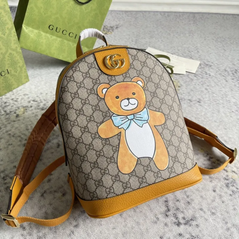 Gucci Teddy Bear Print Backpack Replica