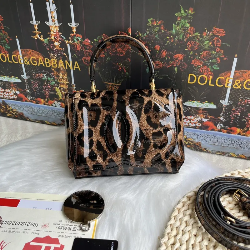 Dolce & Gabbana Medium Leopard Print Sicily Bag Replica