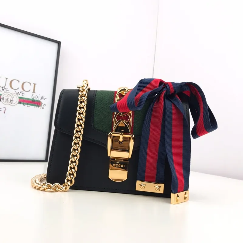 Gucci Sylvie Mini Chain Shoulder Bag Replica