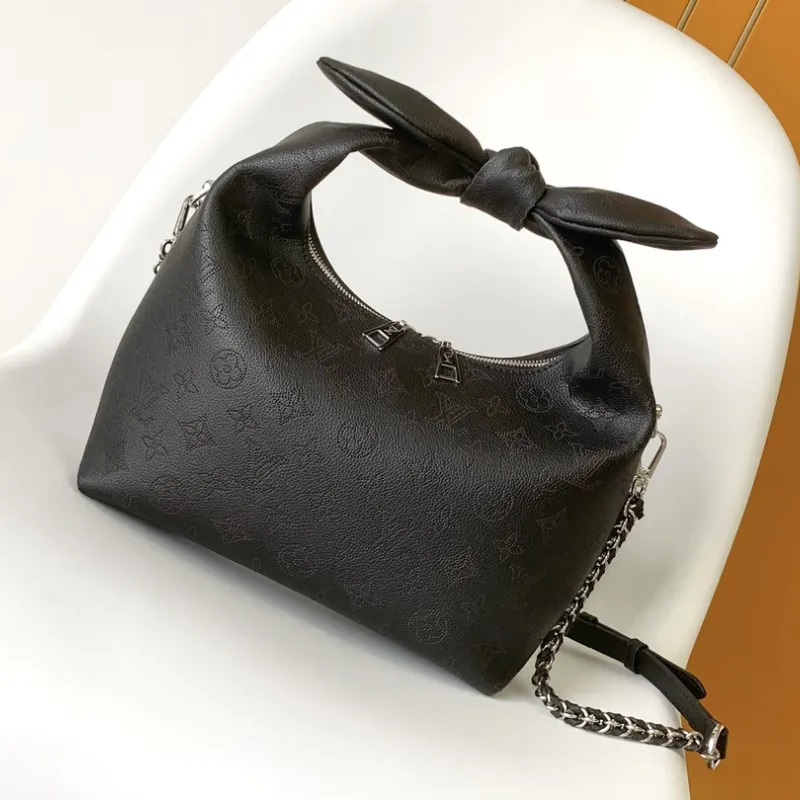 Louis Vuitton Mahina Why Knot PM Black Replica