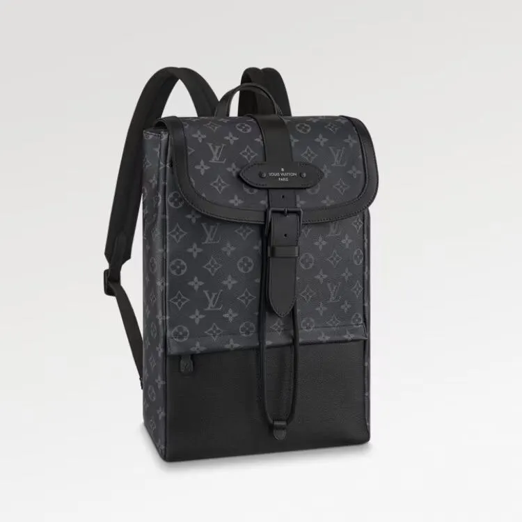 Louis Vuitton Monogram Eclipse Saumur Backpack Replica