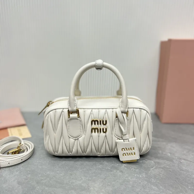 Miu Miu Leather Bowling Bag Replica