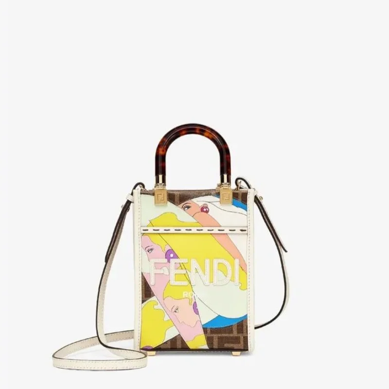 Fendi Mini Sunshine Ff Summer 2022 Crossbody Tote Bag Replica