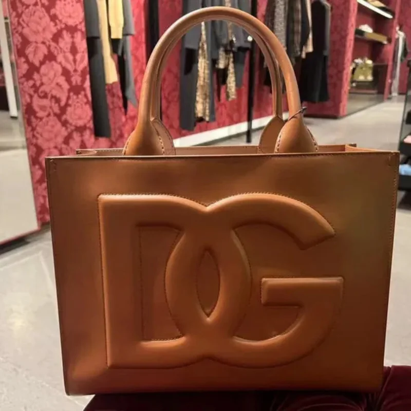 Dolce&Gabbana Leather DG Logo Tote Bag Full Replica