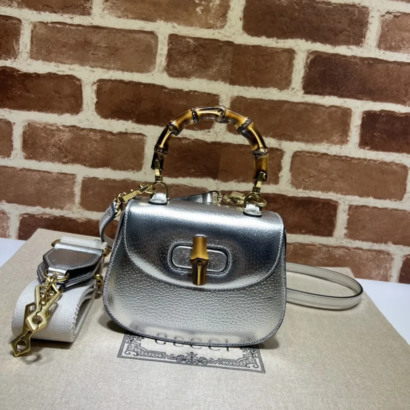 Gucci 1947 Bamboo Mini Top Handle Bag Replica